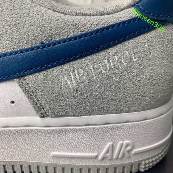 Nike Air Force 1 Low Athletic Club Smoke Grey Blue White GS - Picture 8 of 8